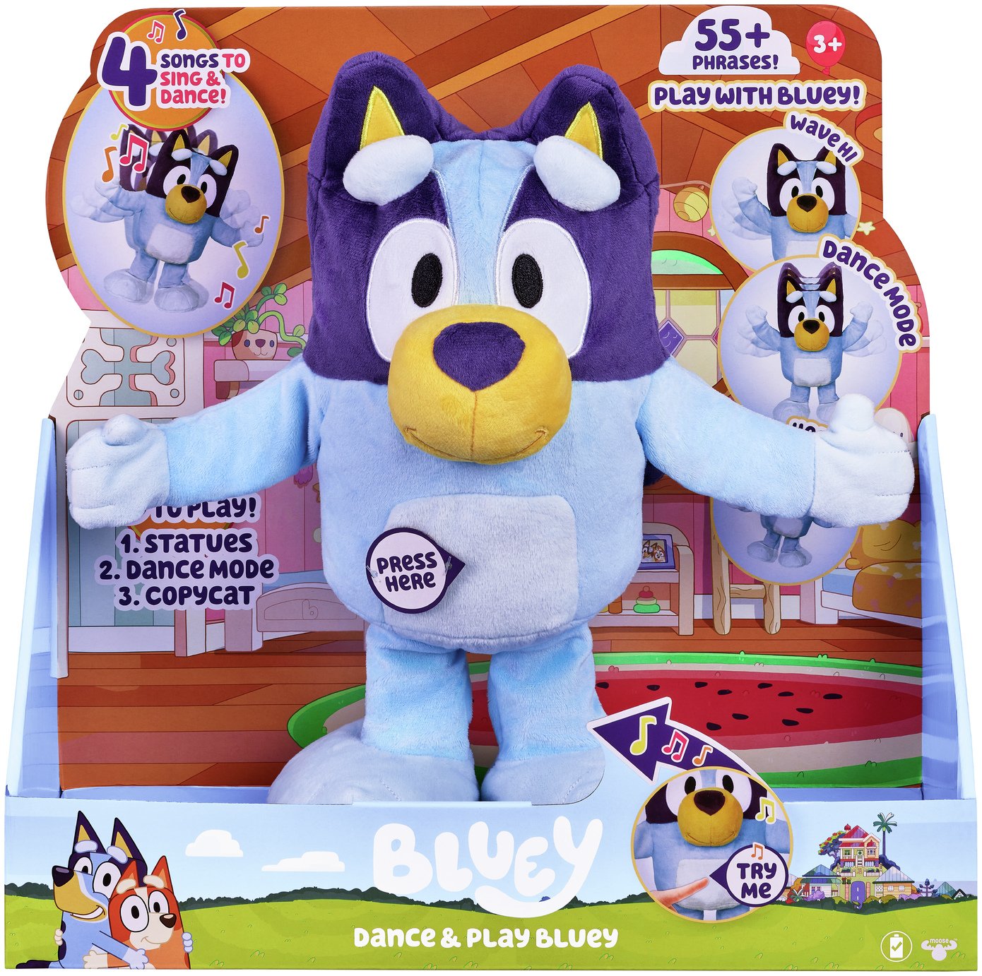 Bluey S7 Dance & Play Plush