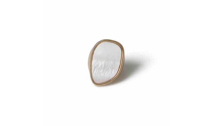 Freedom Gold Tone Resin Ring - Small