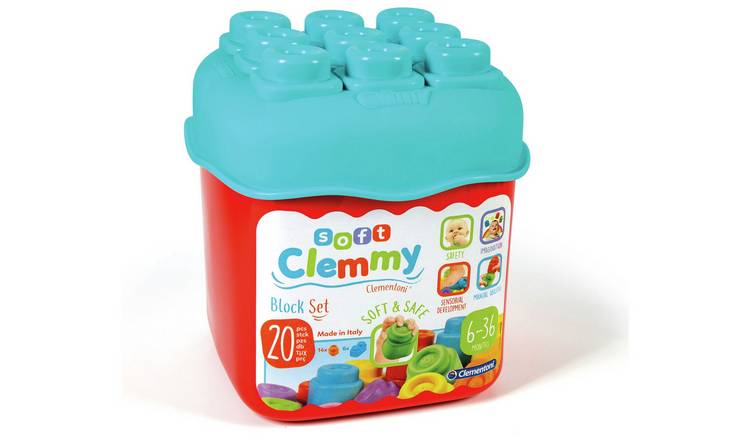 Buy Clementoni Baby Soft Clemmy Bucket, Teddy bears and soft toys