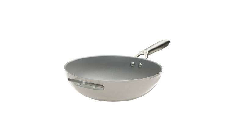 Ninja Ceramic Pro 28cm Aluminium Wok Without Lid - Stone