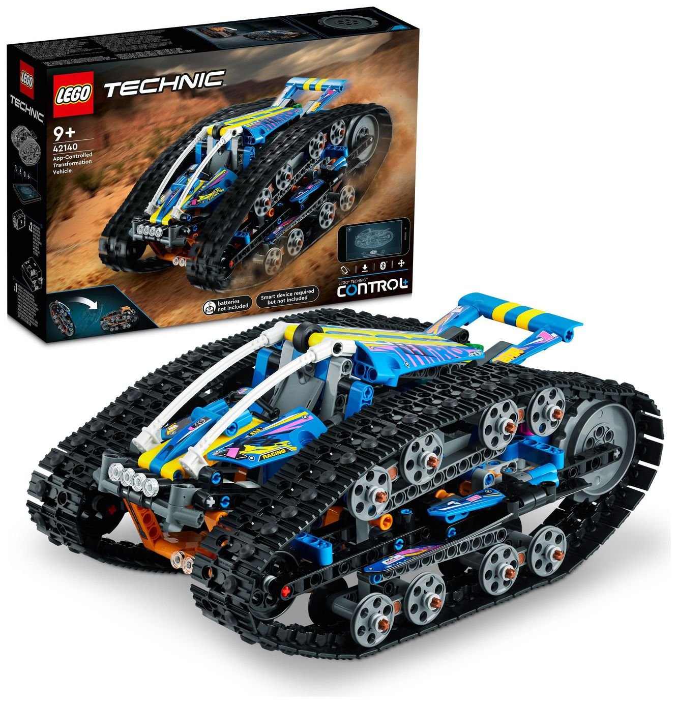 LEGO Technic App-Controlled Transformation RC Toy Car 42140