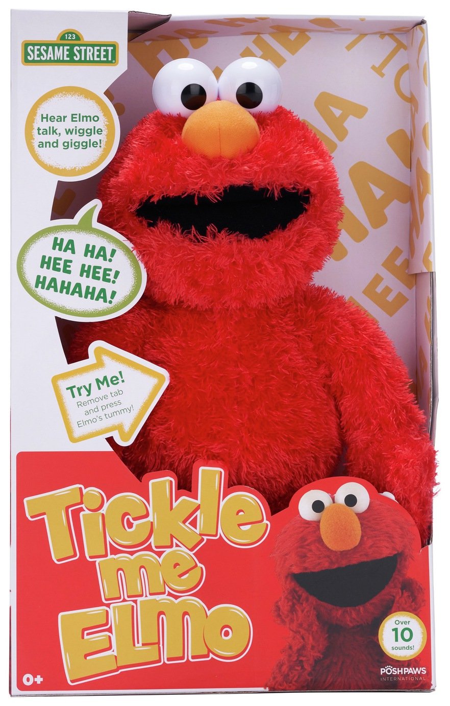 Sesame Street Talking Tickle Me Elmo Soft Toy review