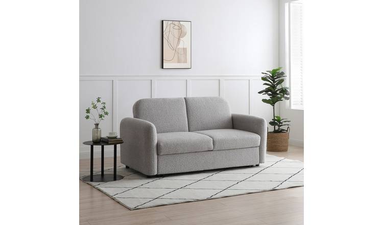 Kyoto Skye Boucle 2 Seater Clic Clac Sofa Bed - Natural