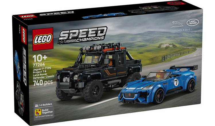 LEGO Speed Champions Jaguar Project 7 & Land Rover Defender 77264 PREORDER