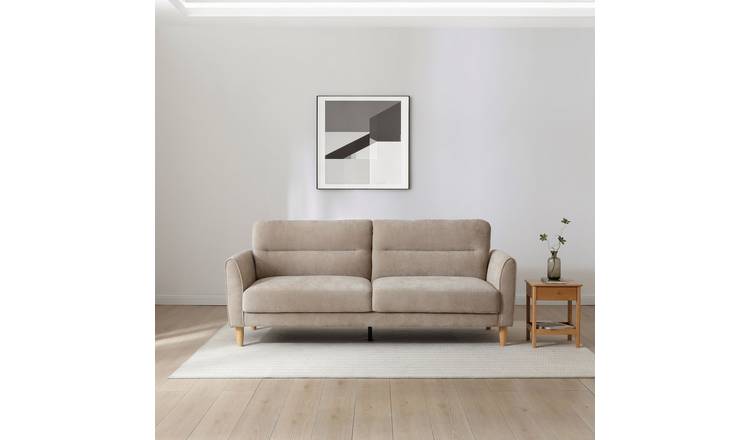 Kyoto Houston Fabric Clic Clac Sofa Bed - Taupe