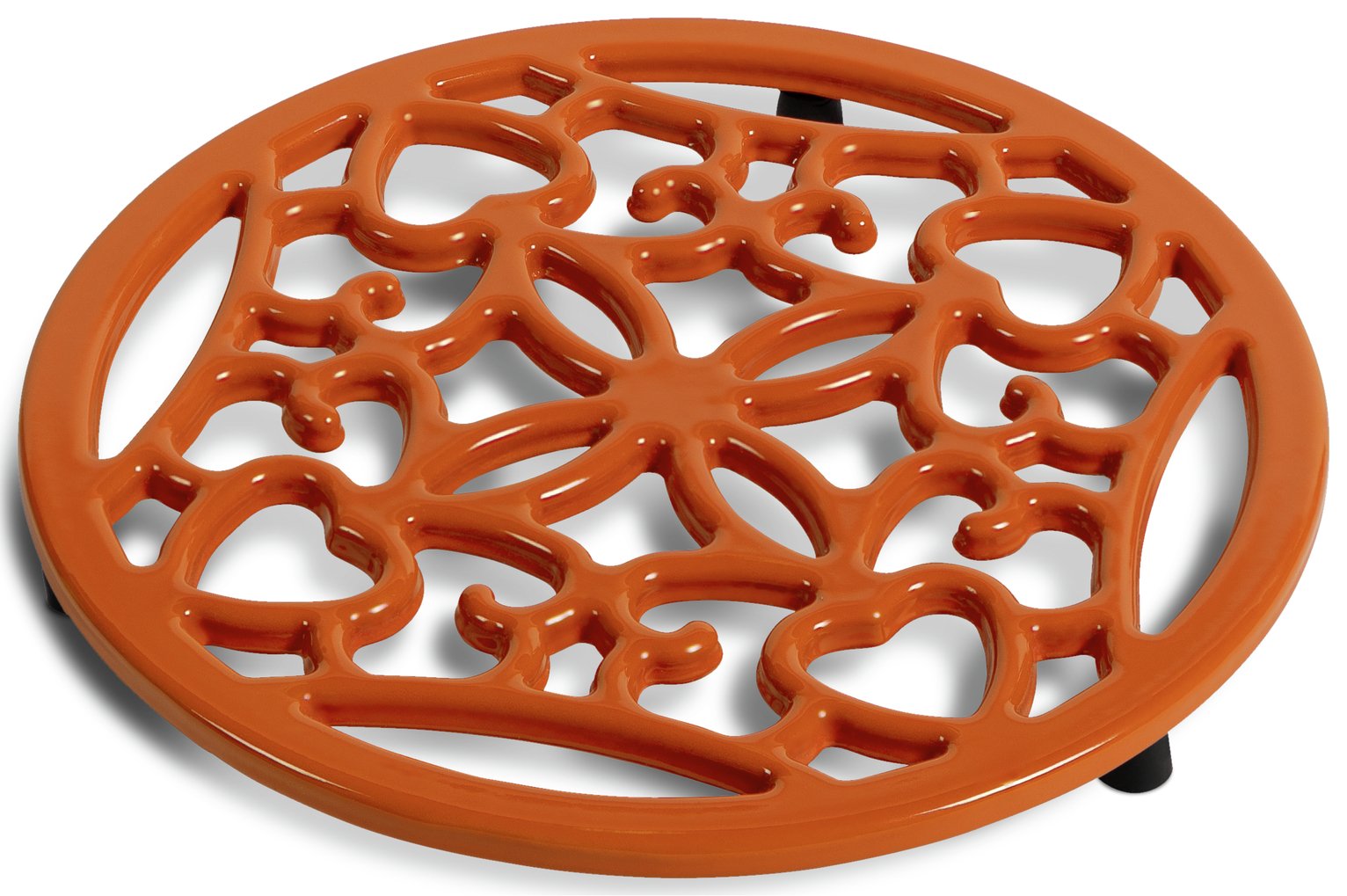 Habitat Cast Iron Trivet - Orange