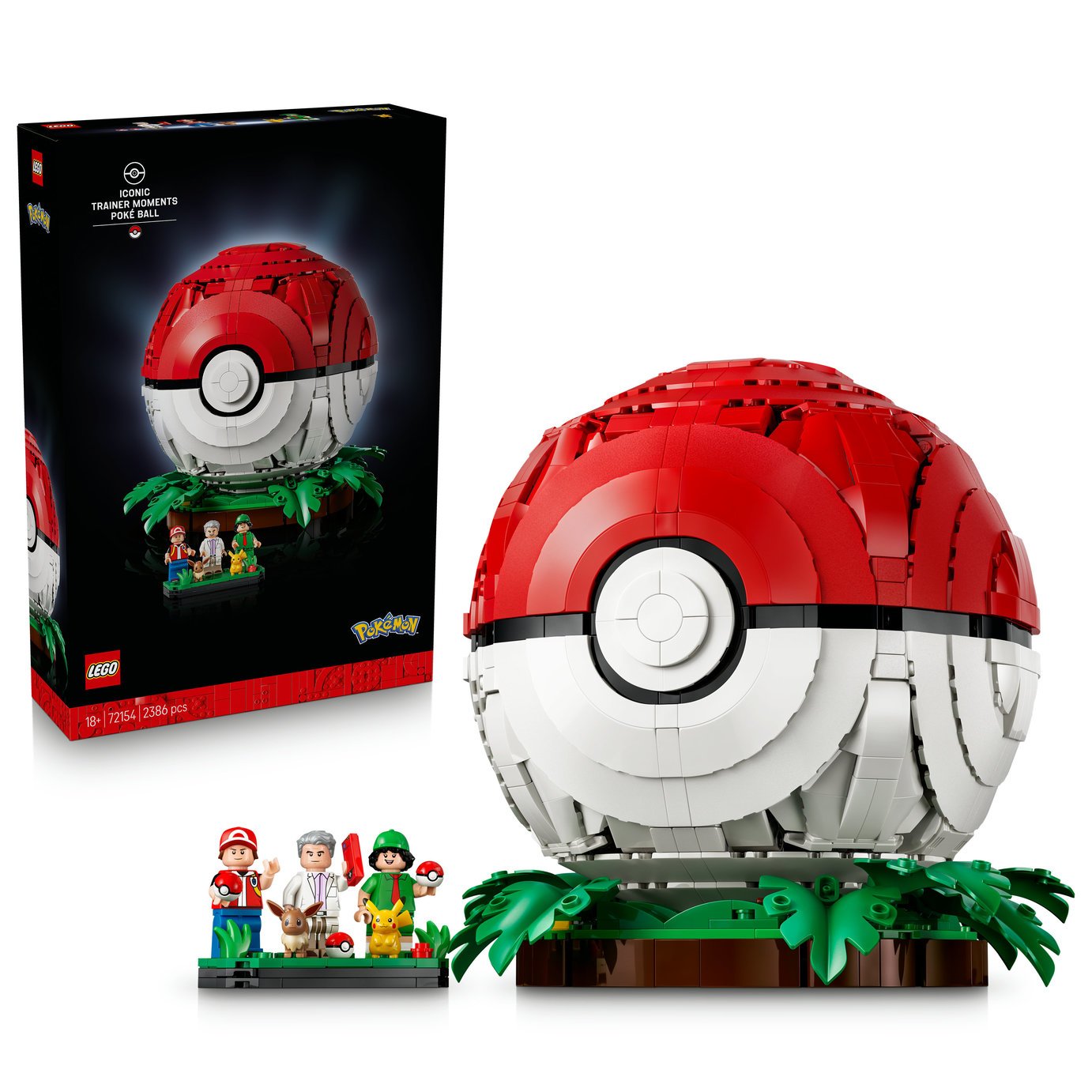 LEGO Pokémon Iconic Trainer Moments Poké Ball Set for Adults 72154 PREORDER