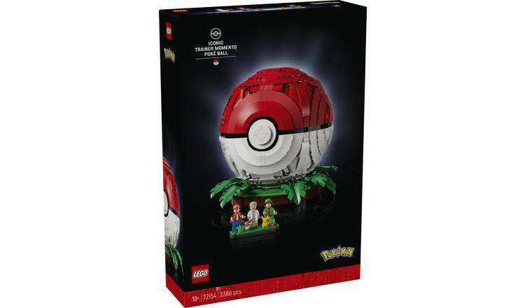 LEGO Pokémon Iconic Trainer Moments Poké Ball Set for Adults 72154 PREORDER