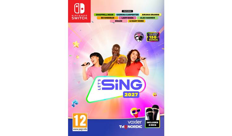 Let's Sing 2027 2 Mic Bundle Nintendo Switch Game Pre-Order