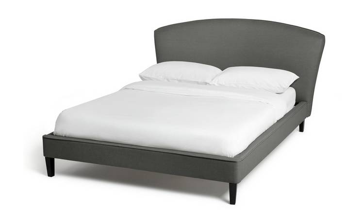 Habitat Marlon Kingsize Fabric Bed Frame - Grey