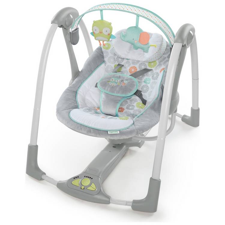 Ingenuity Swing 'n Go Hugs And Hoot Baby Swing 0