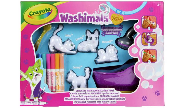 Buy Crayola Washimals Pet Bath Playset Playsets and figures Argos