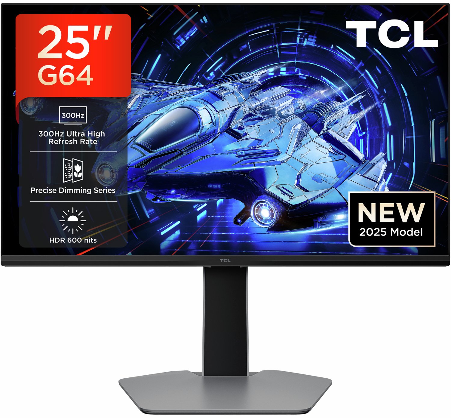 Buy TCL 25G64-UK 25 Inch 300Hz IPS FHD Mini LED Gaming Monitor