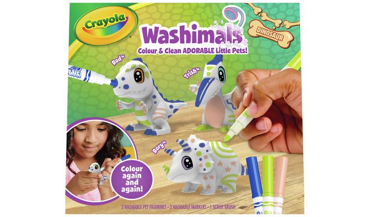 Buy Crayola Washimals Dinosaur Playset - Pack of 3