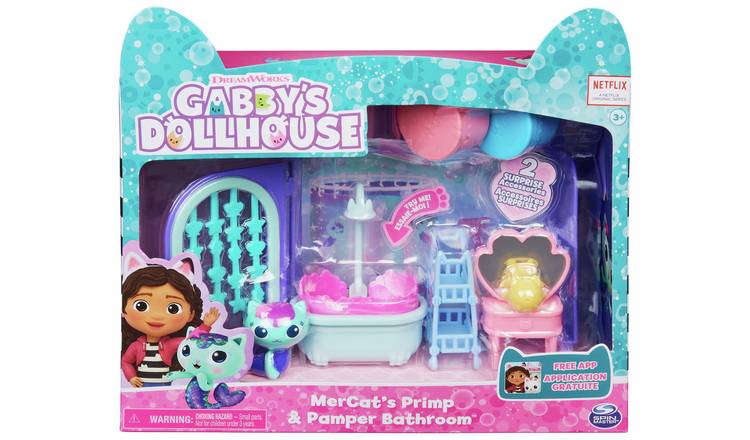 Gabby's Dollhouse Deluxe Room Bathroom Playset, 1 ct - Fry's Food Stores