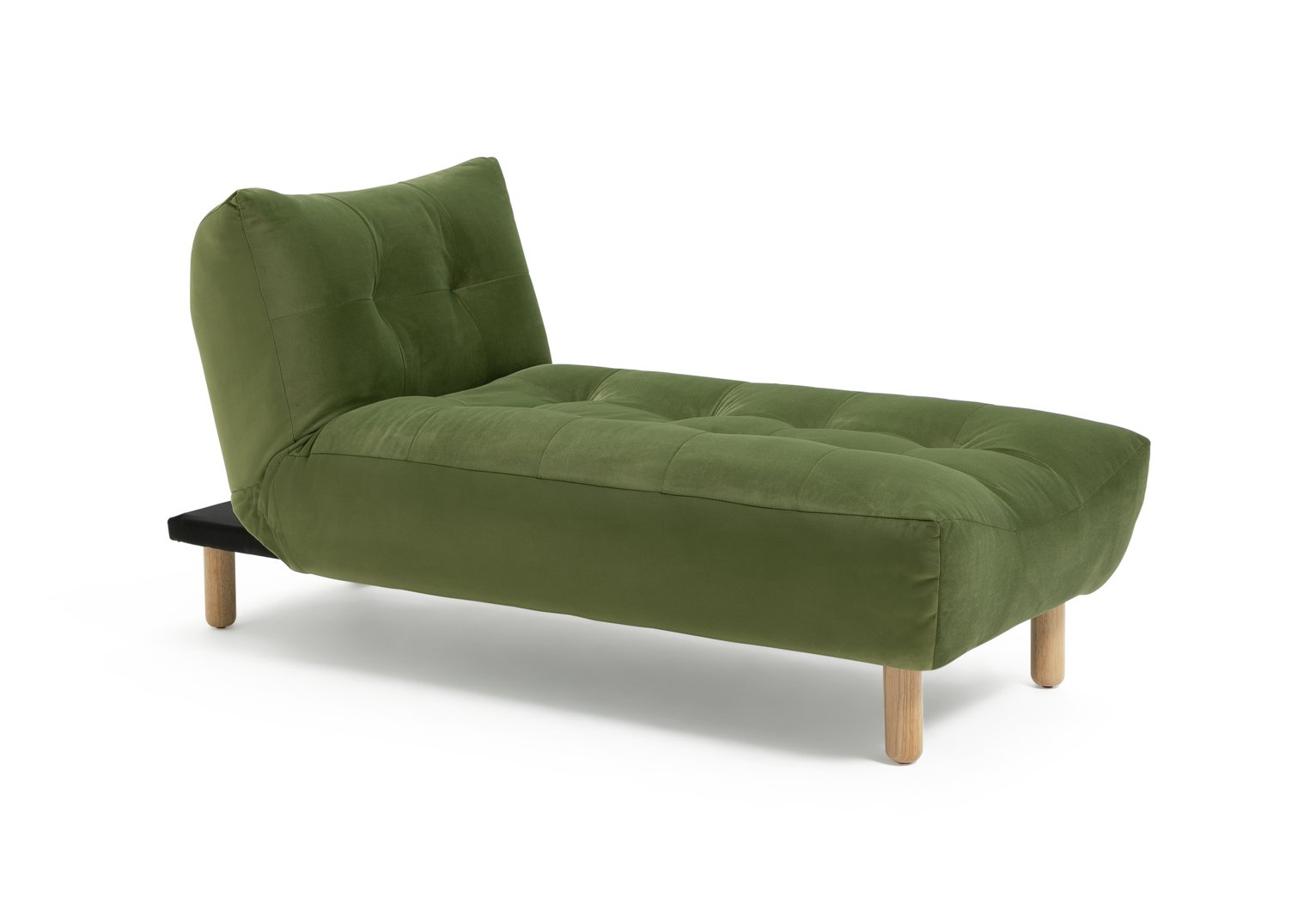 Habitat Kota Fabric Corner Chaise Sofa Bed - Green