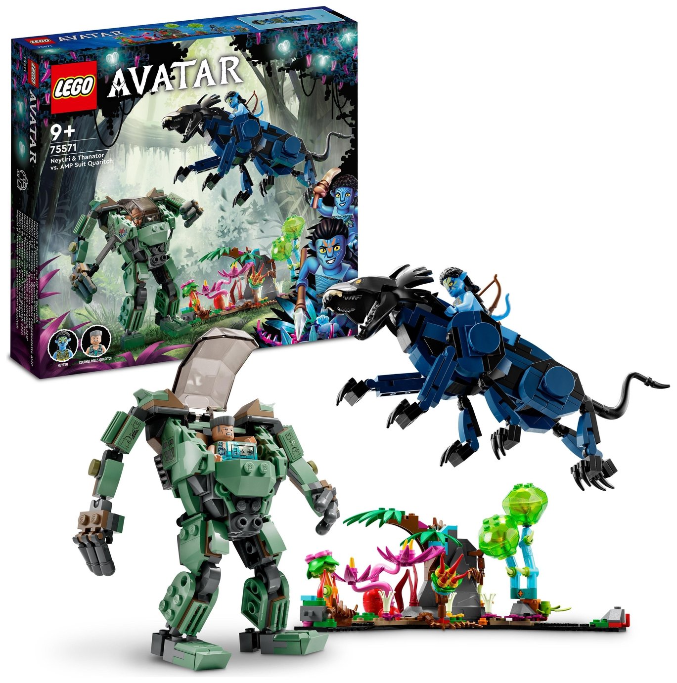 LEGO Avatar Neytiri & Thanator vs. AMP Suit Quaritch 75571 review