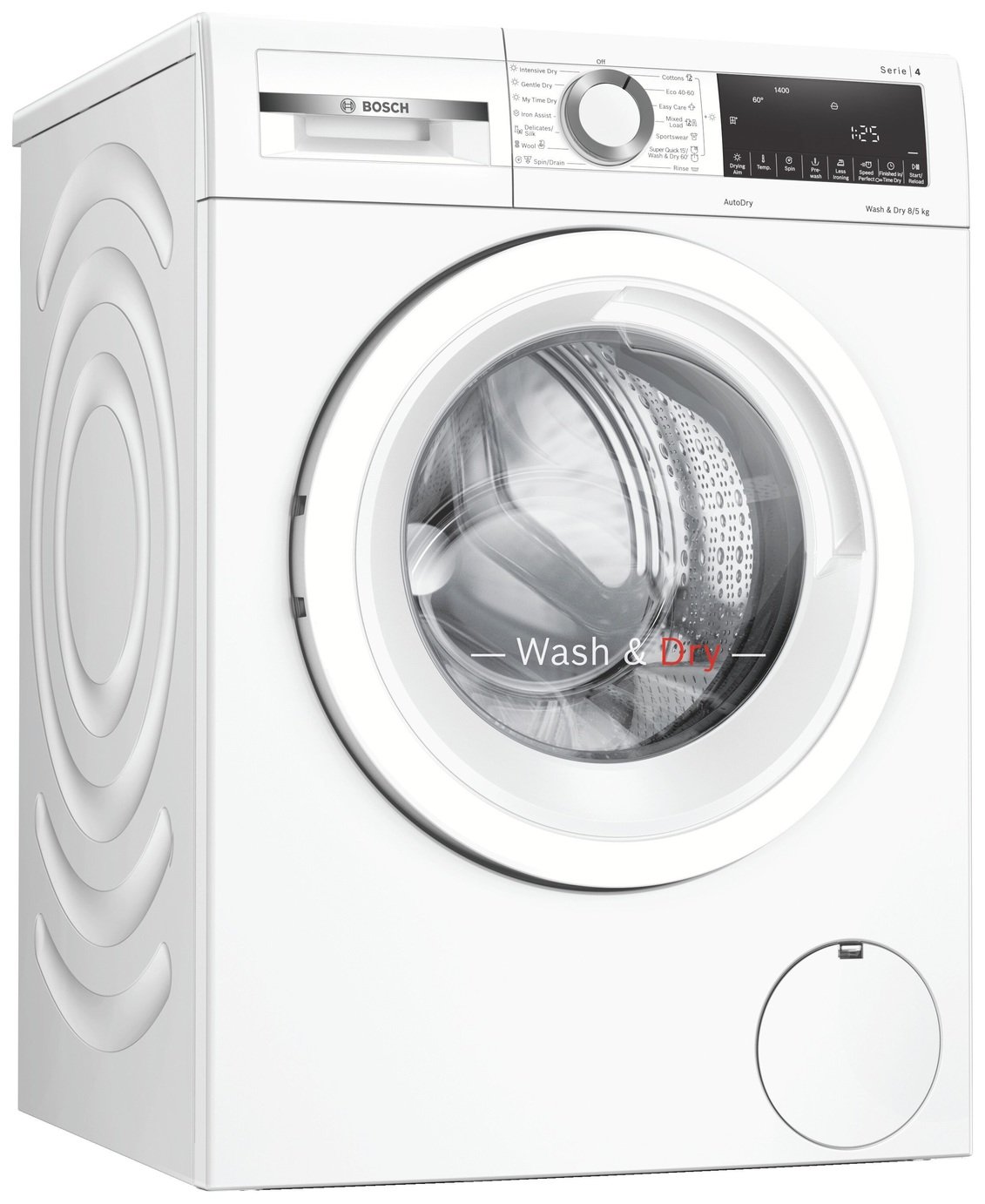 Bosch WNA134U8GB 8KG/5KG 1400 Spin Washer Dryer - White