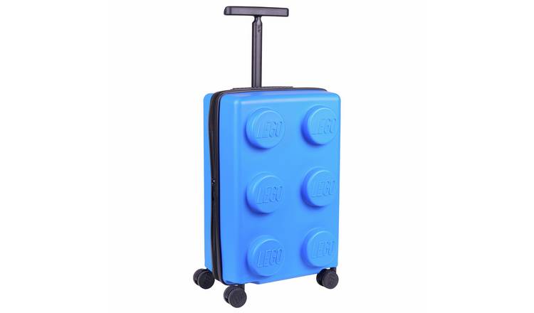 Lego Blue Brick 2x3 Expandable 26L-31L Cabin Trolley Suitcase