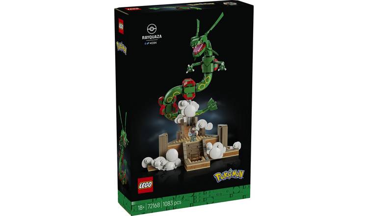 LEGO Pokémon Rayquaza Collectible Figure Building Set for Adults 72168 PREORDER