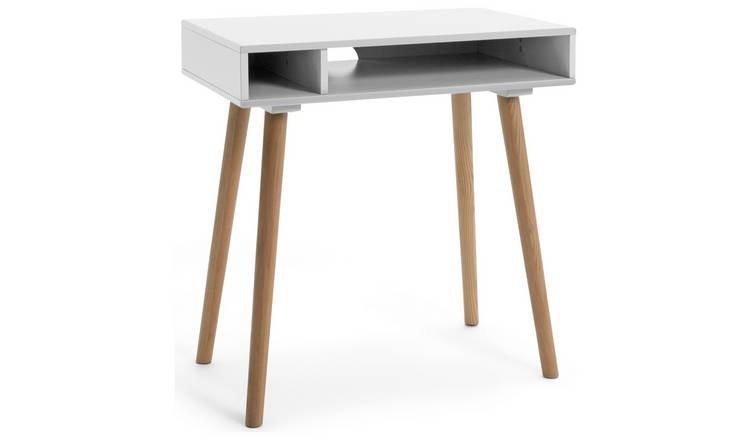 Two drawer desk deals white