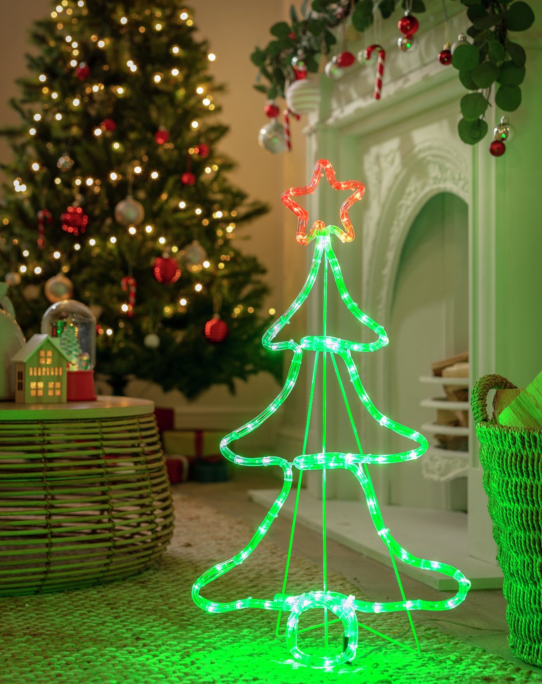 Argos Home Christmas Neon Light Up Tree Decoration