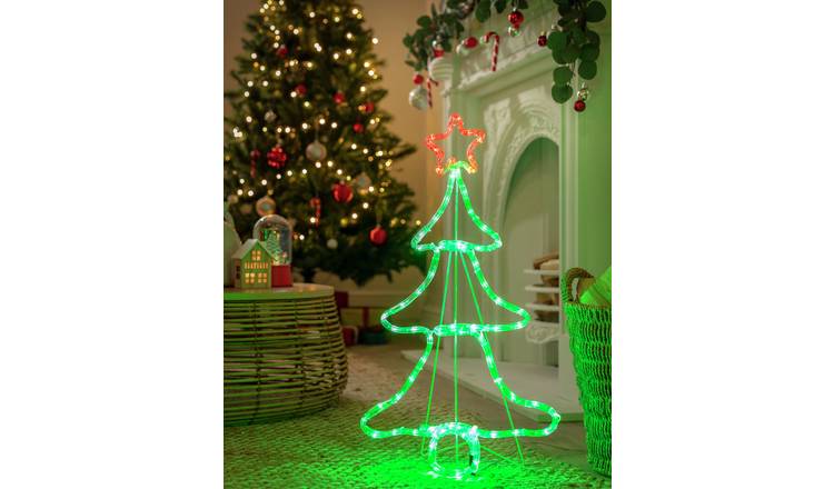 Argos outdoor store christmas tree lights