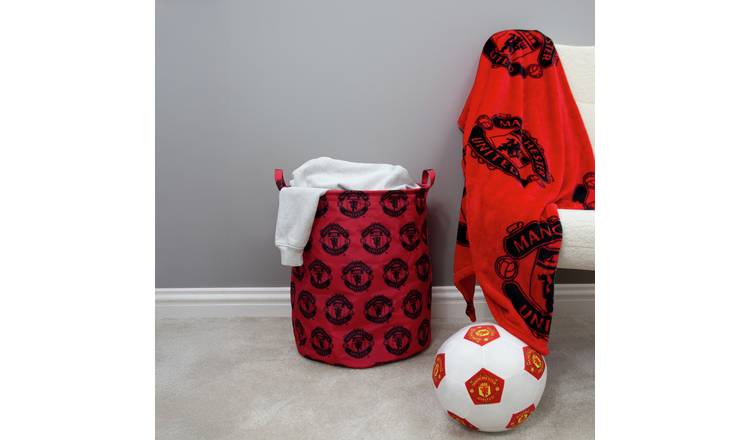 Manchester United FC Collapsible Laundry Hamper - Red
