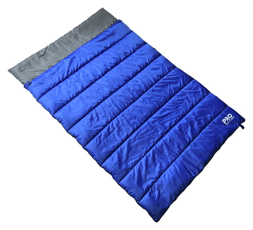 Pro Action Adults Double 200GSM Envelope Sleeping Bag