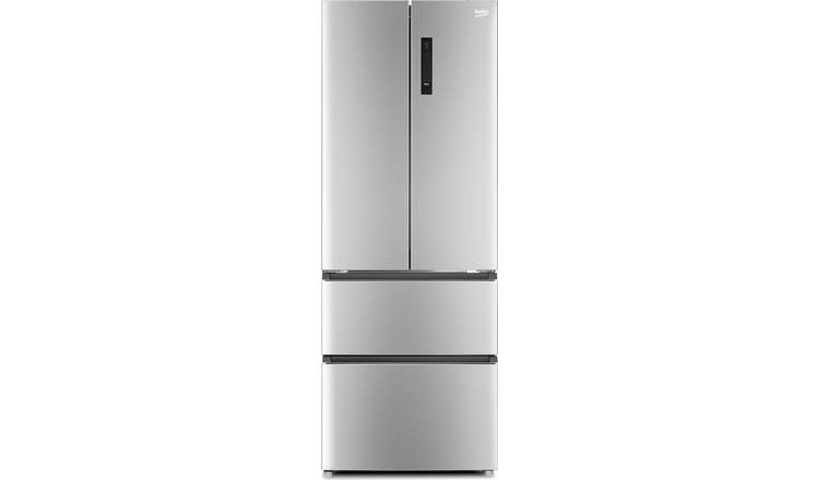 Beko GN14790PX American Fridge Freezer - Silver