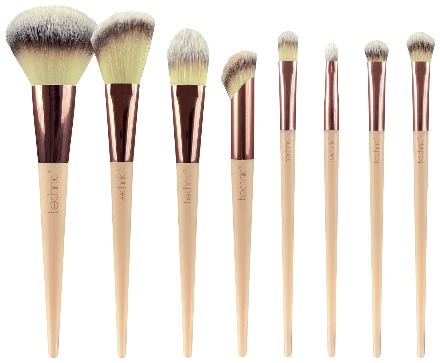 Technic Makeup Brush Set - Pack of 8