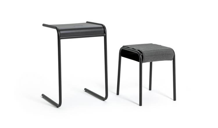 Habitat Foster Office Desk and Chair Set – Black