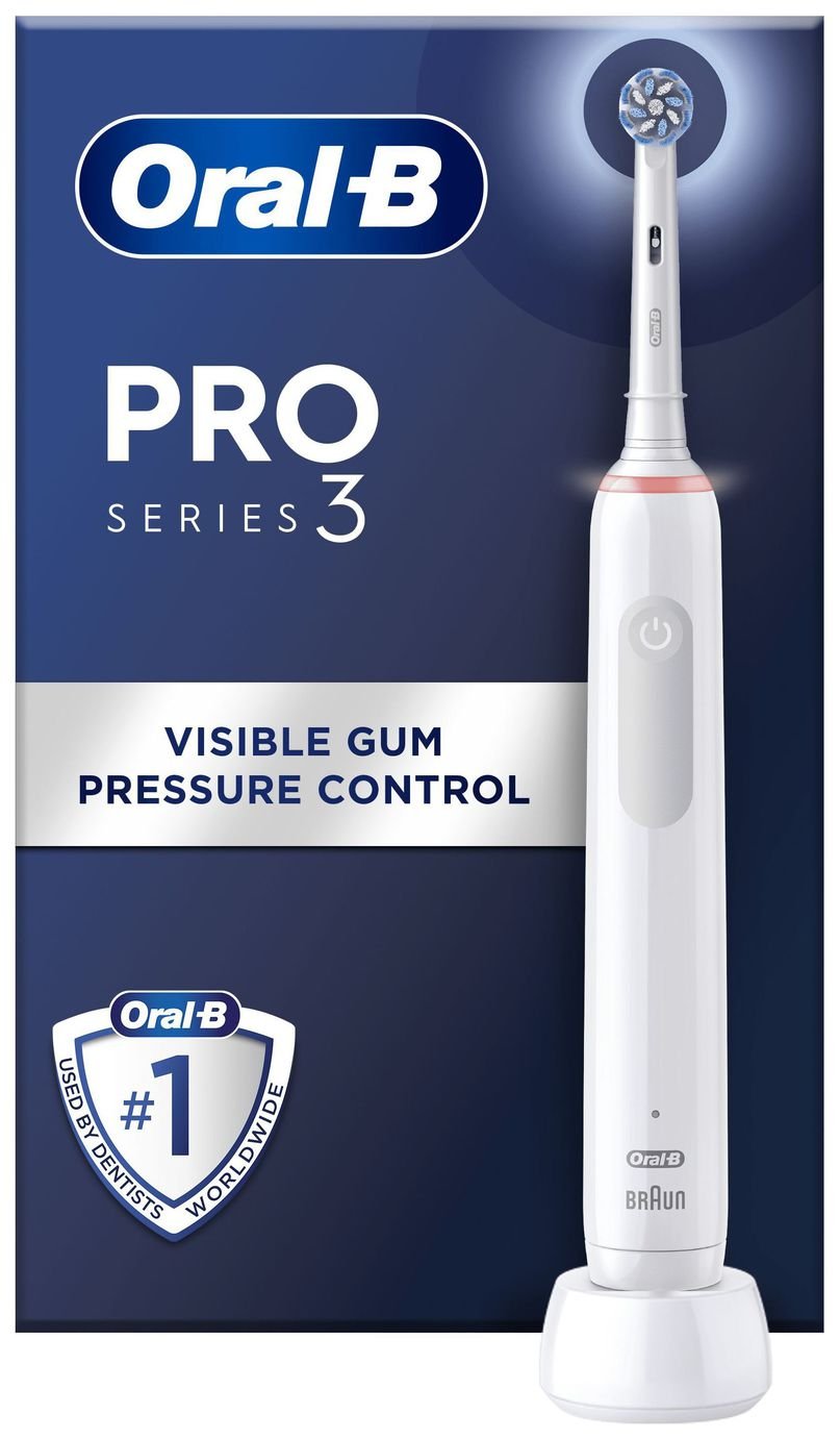 Buy Oral-B Pro 3 Electric Toothbrush - Sensitive, Electric toothbrushes