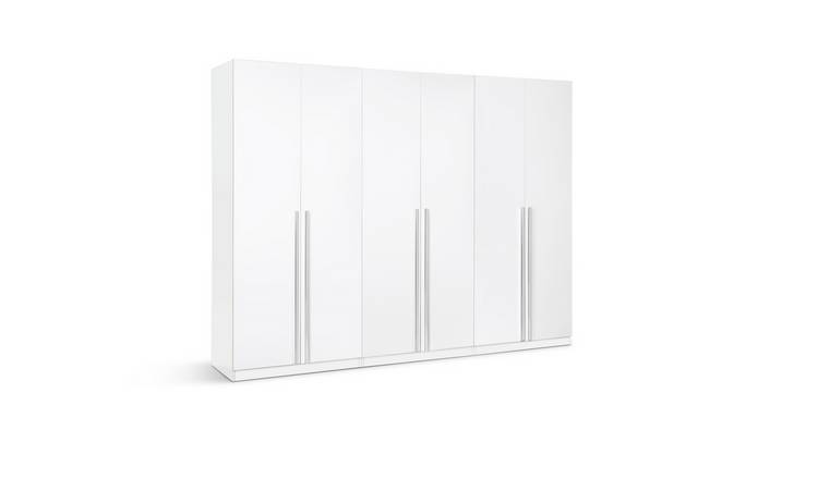 Habitat Munich 6 Door Wardrobe - White