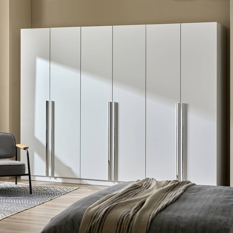 Habitat Munich 6 Door Wardrobe - White 0
