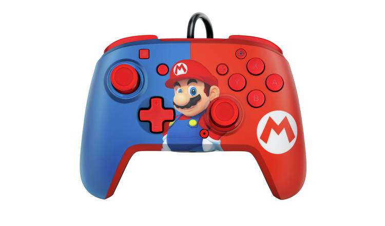 PDP Faceoff Deluxe Audio Wired Switch Controller - Mario 