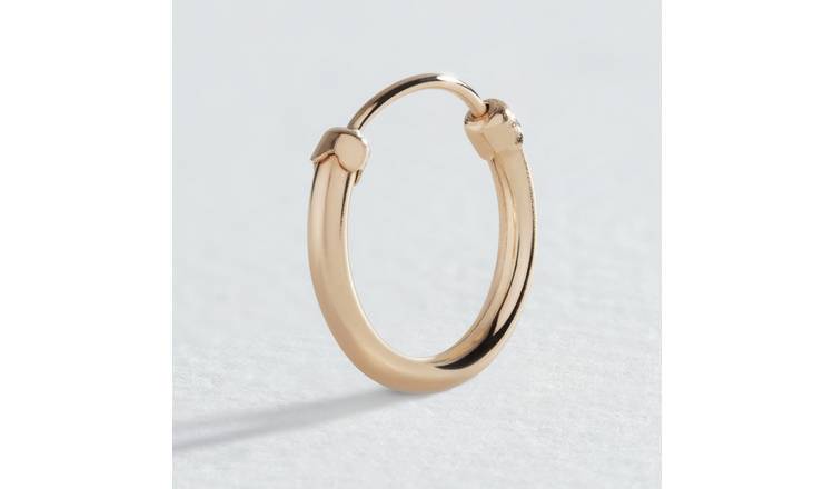 Gold hoop store earrings argos