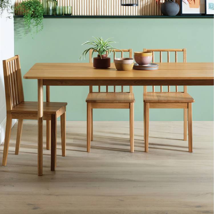 Habitat Nel Oak Veneer 4 Seater Dining Table 0