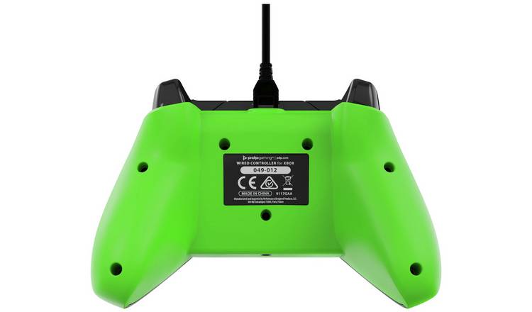 Green wired xbox one hot sale controller