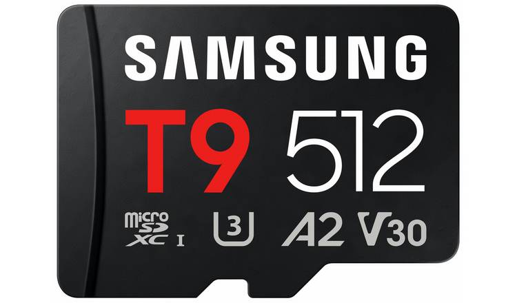 Samsung T9 200MBs microSDXC UHS-I Memory Card - 512GB