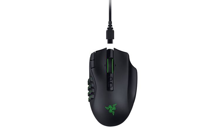 Razer Naga V3 Pro Wireless & Wired Gaming Mouse - Black