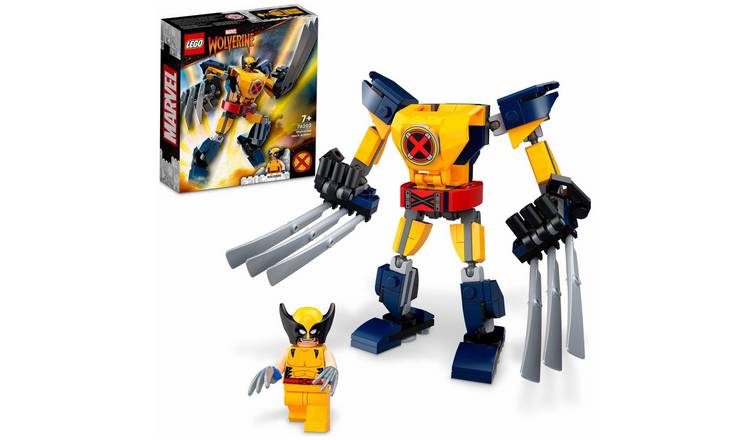LEGO Marvel Wolverine Mech Armour Action Figure Set 76202