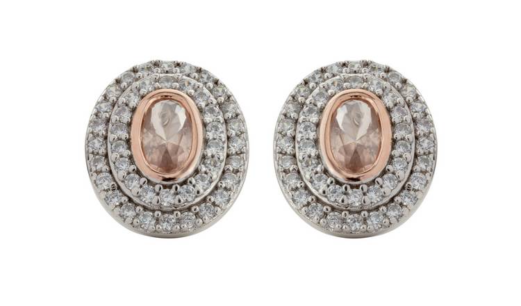 Argos rose hot sale gold studs