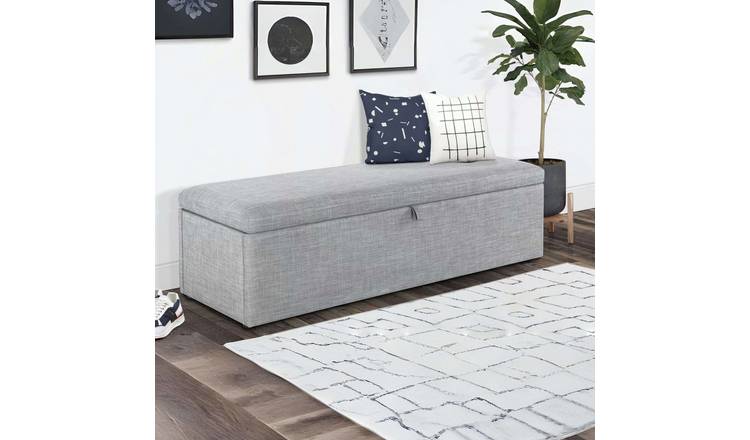 Julian Bowen Sorrento Blanket Box - Light Grey