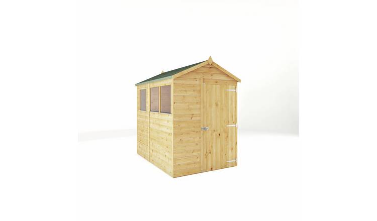 Mercia Shiplap 2  Glazed Windows Apex Shed - 7 x 5ft