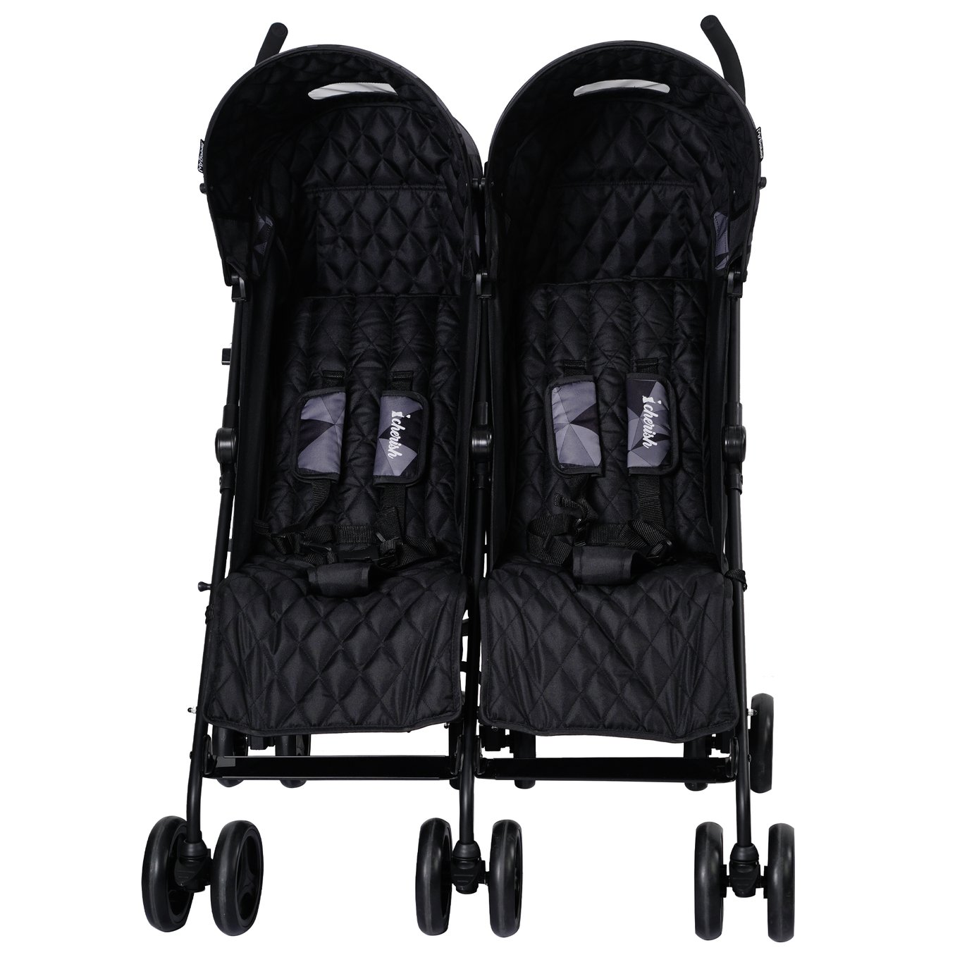 My Babiie MB11 Dani Dyer Geometric Twin Stroller