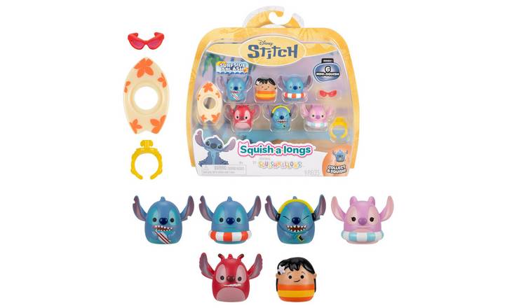 Squish-a-longs Disney Stitch Figures Playset