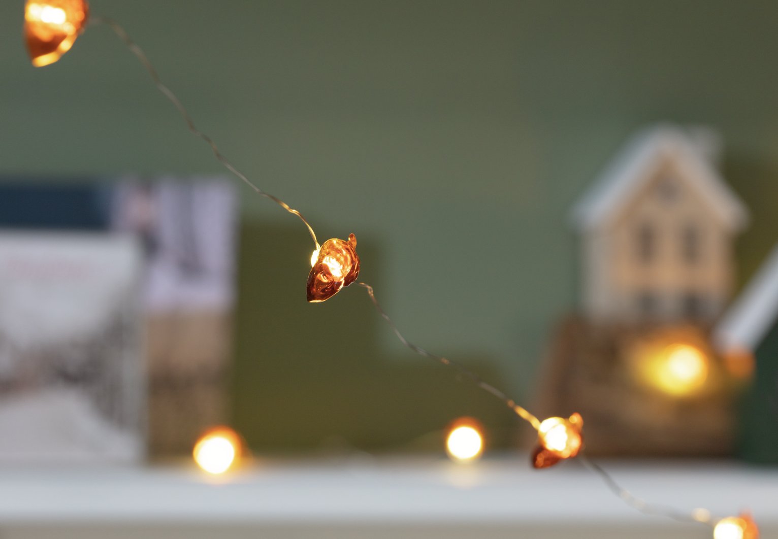 Argos Home 20 LED Christmas Acorn String Lights