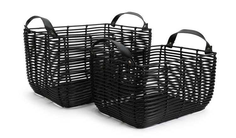 Wicker bike hot sale basket argos