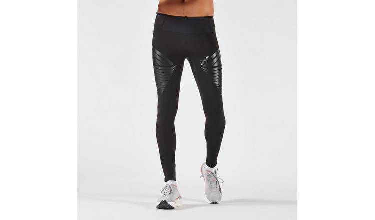Decathlon Men's Run Compress 900 RHEON Muscle Support Tights - Black - UK 39